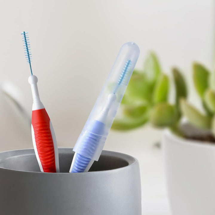 GUM TRAV-LER Interdentalbürsten | Zur gründlichen Reinigung aller Zahnzwischenräume | Biegbarer Hals