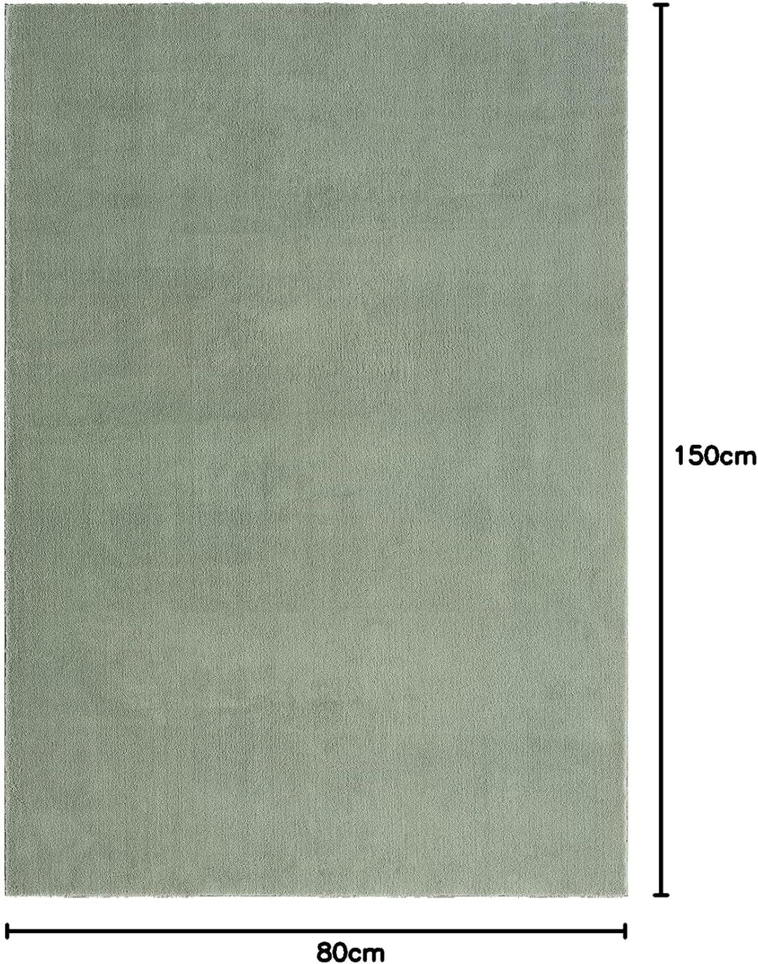 the carpet Relax – Superweiches Badezimmerteppich, Flauschige Badematte in Felloptik, rutschfest & W