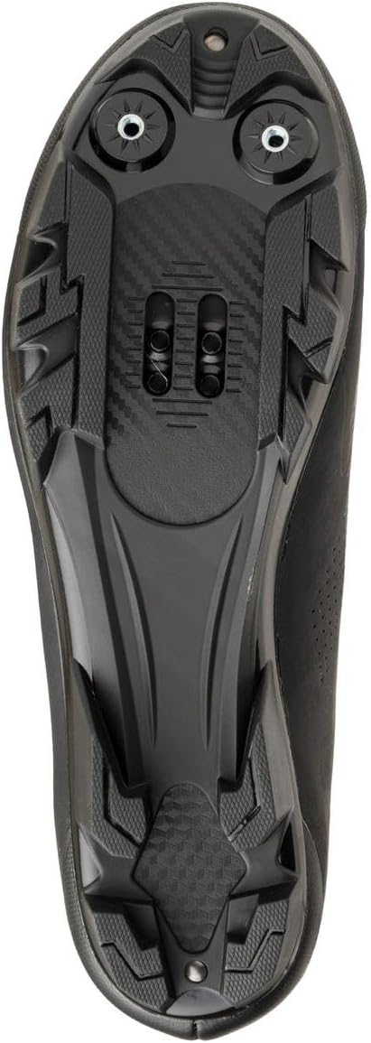 AGU Unisex Scarpe MTB M410 Unisex Nero - Suola in Nylon E Chiusura inScarpe MTB M410 Unisex Nero - S