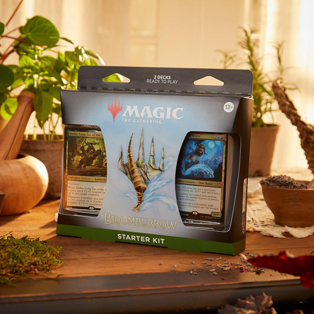 Magic: The Gathering Bloomburrow-Einsteigerpaket | Lerne Magic mit 2 Bloomburrow-Decks | Sammelkarte