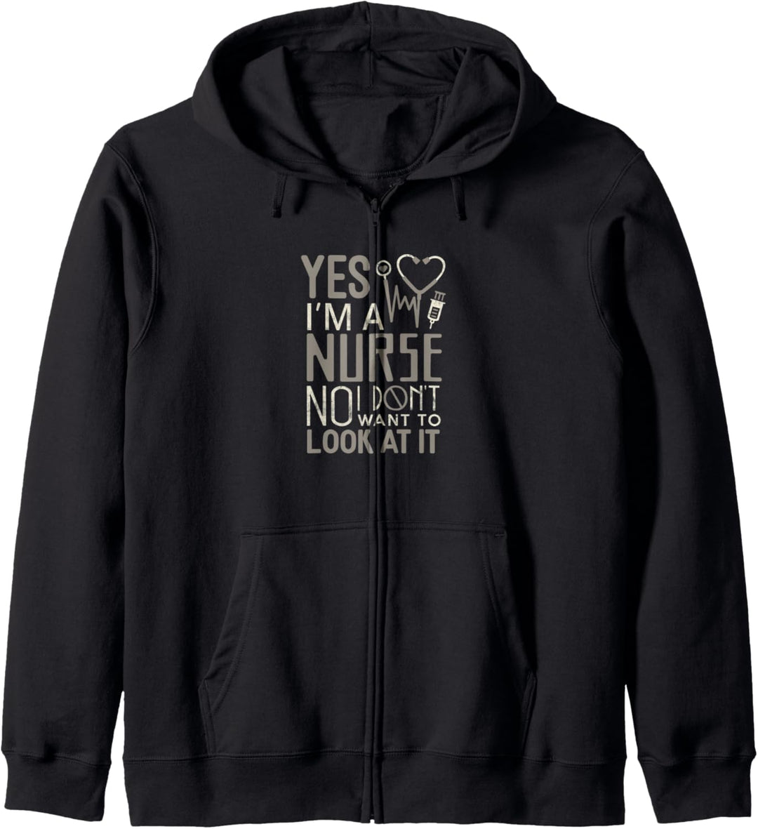 Funny Nurse Nursing T shirt Yes I am a Nurse No I Kapuzenjacke