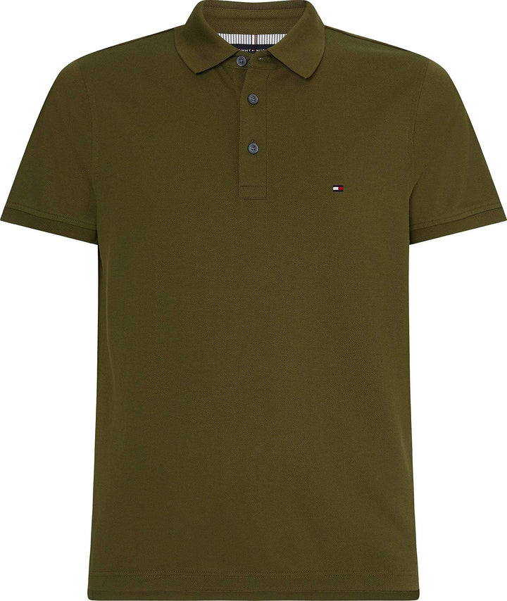 Tommy Hilfiger Herren Poloshirt Kurzarm 1985 Slim Slim Fit S Putting Green, S Putting Green