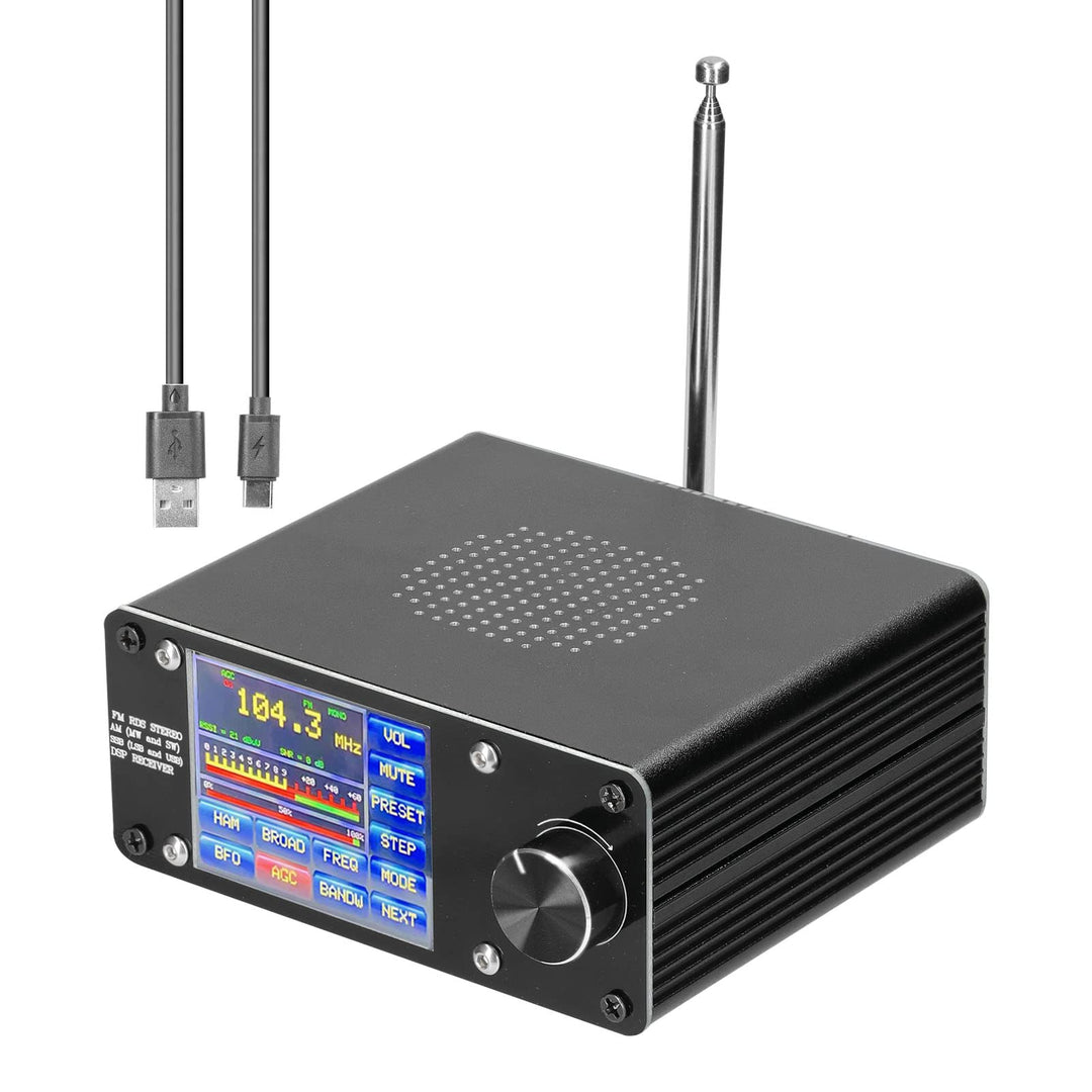Irfora ATS-100 SI4732/SI4735 Vollwellenband-Radioempfänger FM SSB (LSB und USB) Unterstützt die Send