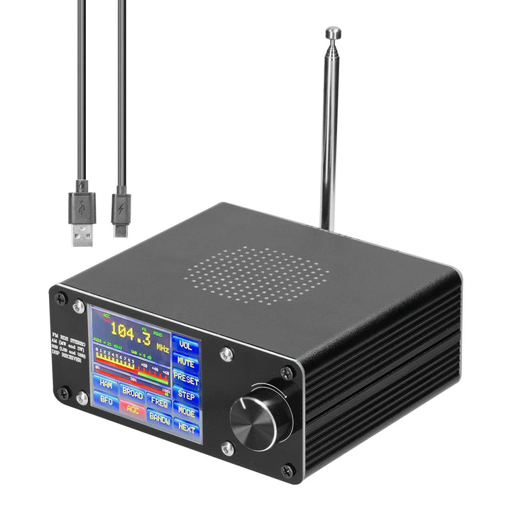 Irfora ATS-100 SI4732/SI4735 Vollwellenband-Radioempfänger FM SSB (LSB und USB) Unterstützt die Send