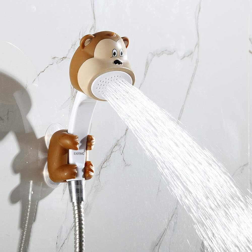 KAIYING Duschköpfe für Kinder, Cartoon Wasserfluss Sprühdusche, Duschaufsatz für Kleinkinder, Baby h