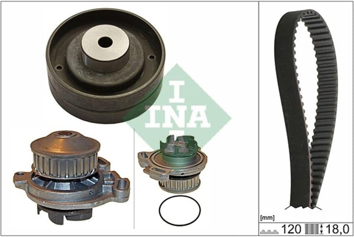 INA 530 0151 30 Wasserpumpe + Zahnriemensatz
