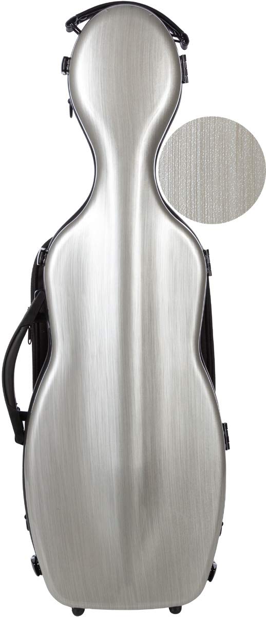 Geigenkoffer Glasfaser Steel Effect 4/4 silver M-Case