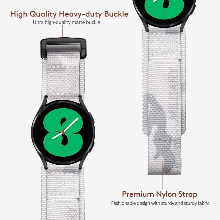 Hemsut Kompatibel mit Samsung Galaxy Watch 6/5/5 Pro/4/4 Classic/3, 45/44/40/46/42/45 mm Uhrarmband,