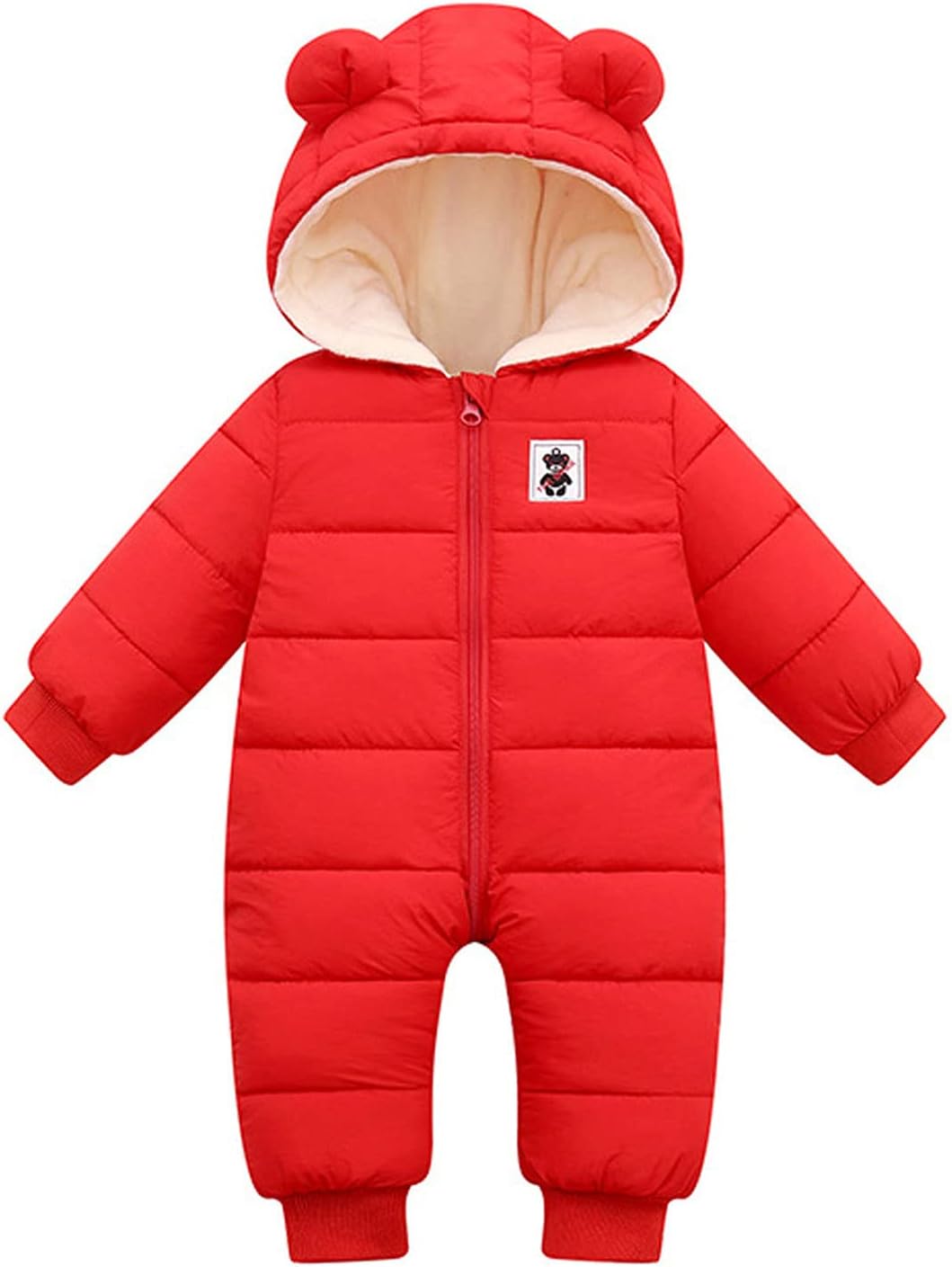 Fulidngzg Schneeanzug Baby 0-3 Monate Junge Winddicht Kleinkind Winterjacke Jacke Mantel Reissversch