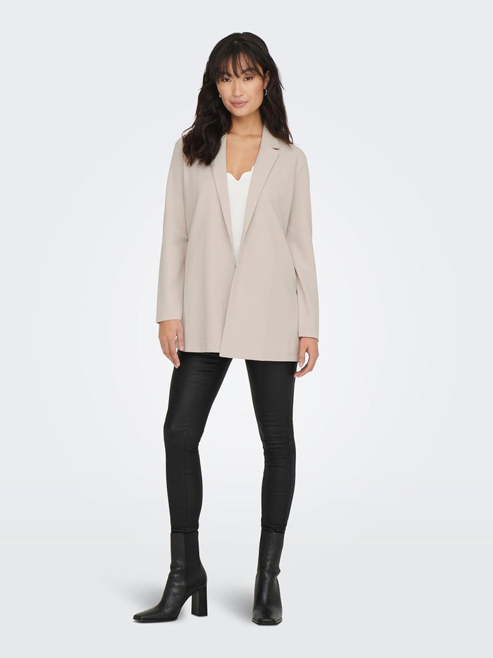 JDY Damen leichte Jacke Blazer JDYGeggo Damensakko XS Chateau Gray, XS Chateau Gray