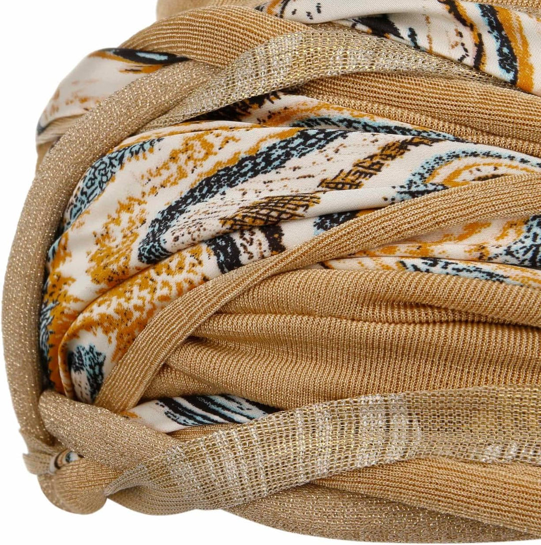 Boho Spirit Damen Scarlett Turban Einheitsgrösse Toffee & Caramel Mix, Einheitsgrösse Toffee & Caram