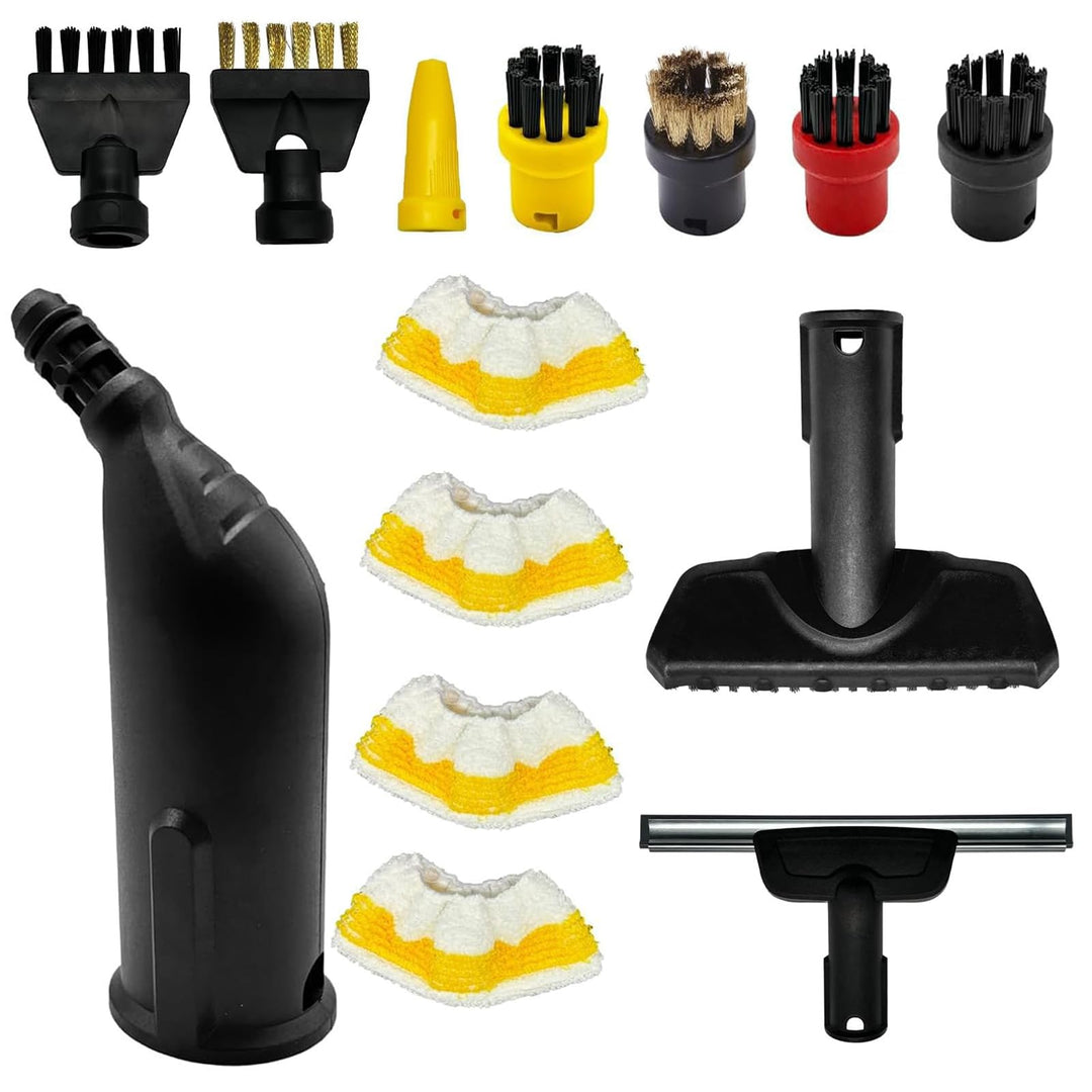 14 Stück Zubehör für Kärcher Dampfreiniger Easyfix SC1 SC2 SC3 SC4 SC5 - Dampfreiniger Bürste Set, i