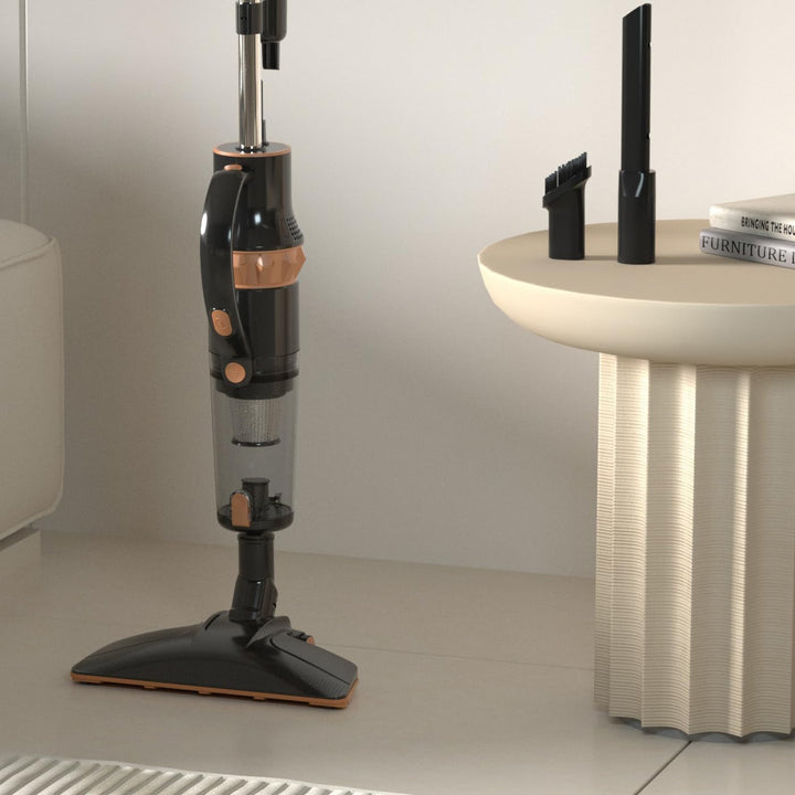Staubsauger mit Kabel, Besen- und Handstaubsauger 2 in 1, Staubsauger ohne Beutel, HEPA-Filter, ECO-