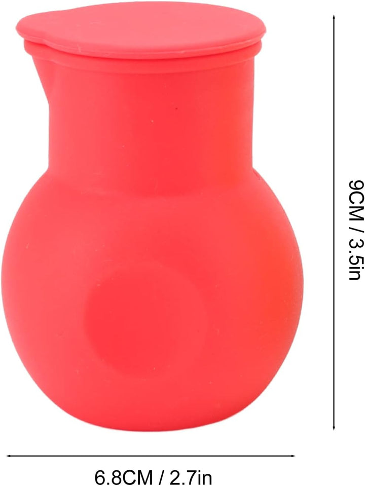 2 Stück Silikon-Schokoladen-Heiztopf, Roter und Grüner Schokoladen-Schmelztopf, Teiler, Schokoladen-