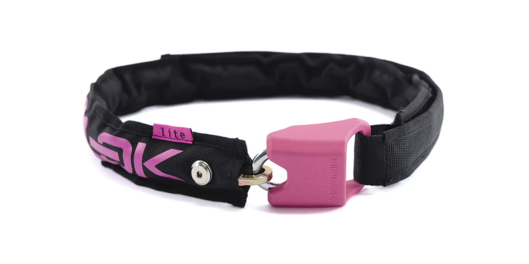 Uvex Fahrradschloss Lite Kettenschloss 75cm Schliessumfang Black / Pink, 75cm Schliessumfang Black /