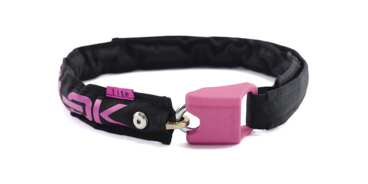 Uvex Fahrradschloss Lite Kettenschloss 75cm Schliessumfang Black / Pink, 75cm Schliessumfang Black /