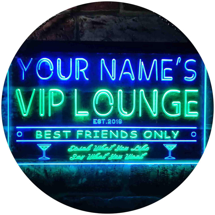 Personalized Your Name Est Year Theme VIP Lounge Bar Club Pub Dual Color LED Barlicht Neonlicht Lich