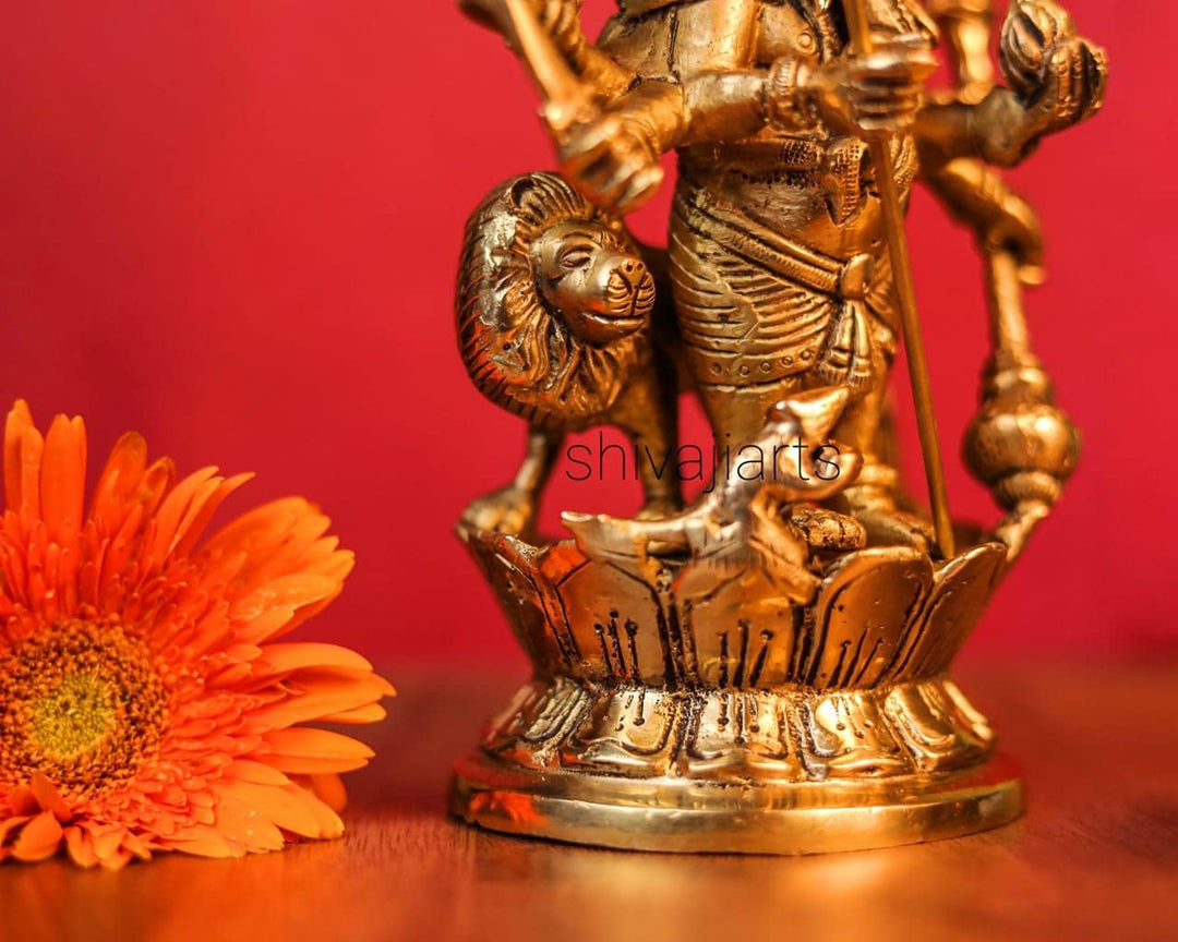 Ganesha-Statue, Gott Glück, Herr der Weisheit, Ganesha-Statue, Messing-Skulptur, 22,9 cm Dirshti Gan