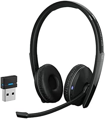 EPOS Adapt 260 - Professionelles Bluetooth-Headset mit Überlegenem Klang, Ganztägigem Komfort und Mu