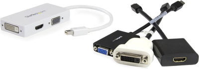 StarTech.com 3 in 1 Mini-DisplayPort-Adapter - Mini DisplayPort zu HDMI - mDP auf DVI-Adapter - Mini