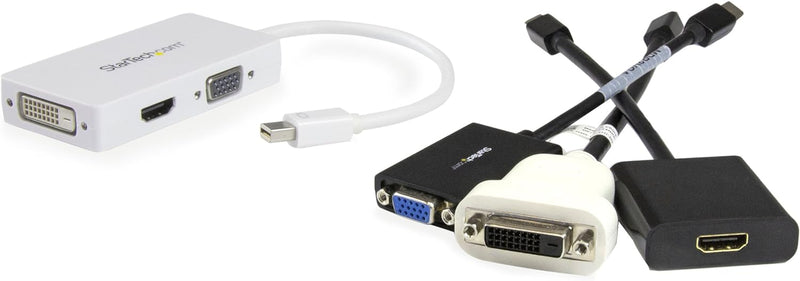 StarTech.com 3 in 1 Mini-DisplayPort-Adapter - Mini DisplayPort zu HDMI - mDP auf DVI-Adapter - Mini