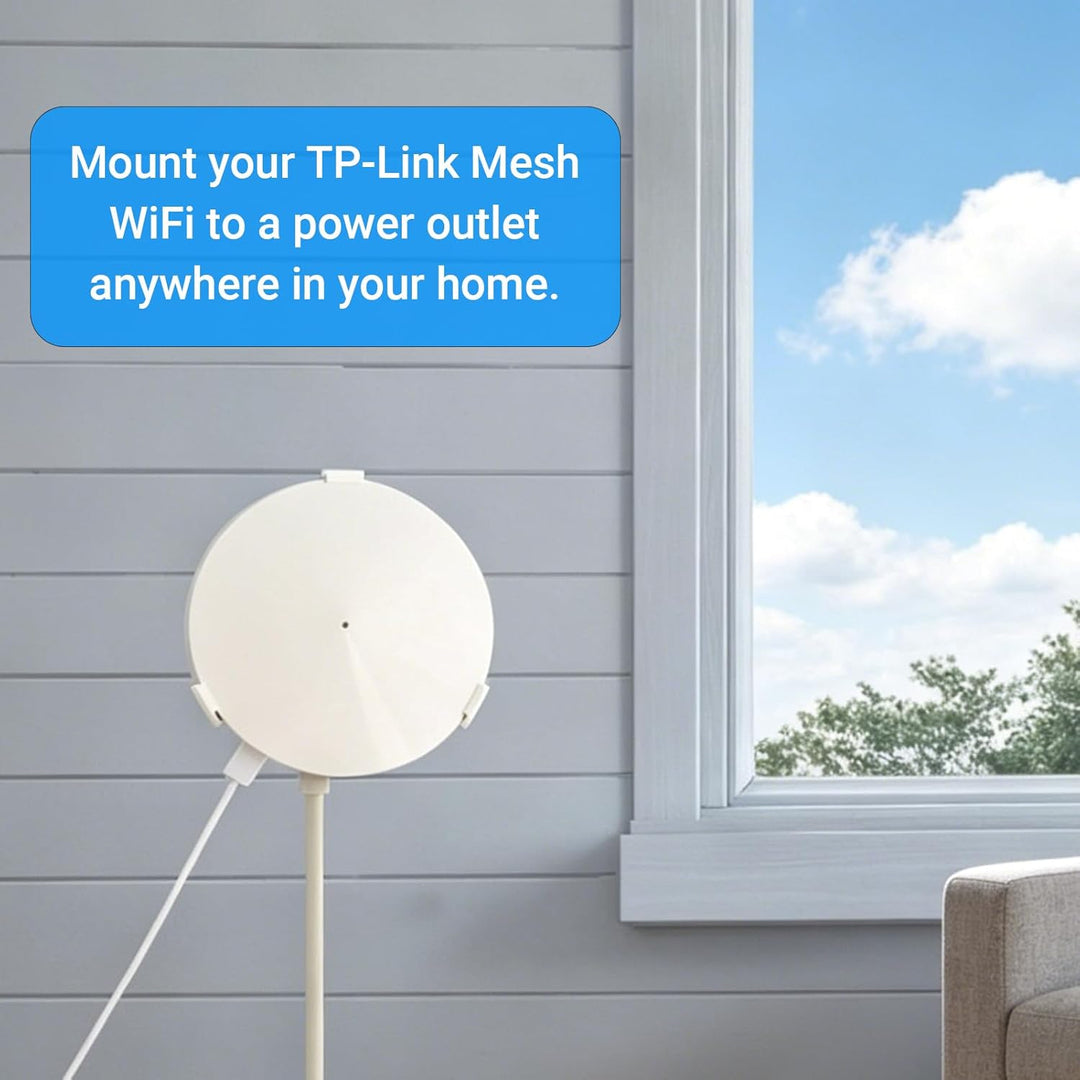 Wandhalterung für TP Link Deco M9 Plus Mesh-System für das ganze Haus, Stabiler Halterungshalter, pl