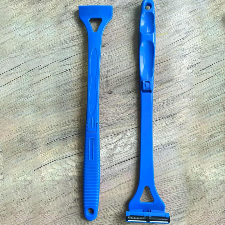 Rückenrasierer für Männer, Präzisions-Pflegewerkzeug, ergonomisches Design, schützendes Netz, Nass-