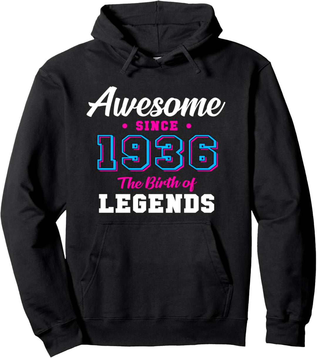 85. Geburtstagsgeschenk Awesome since 1936 85 Jahren Pullover Hoodie