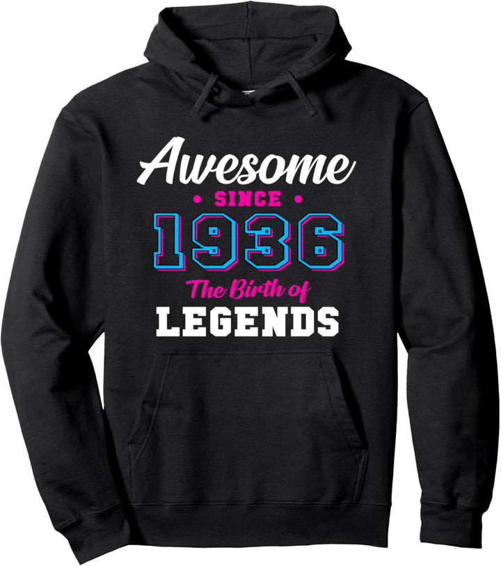 85. Geburtstagsgeschenk Awesome since 1936 85 Jahren Pullover Hoodie