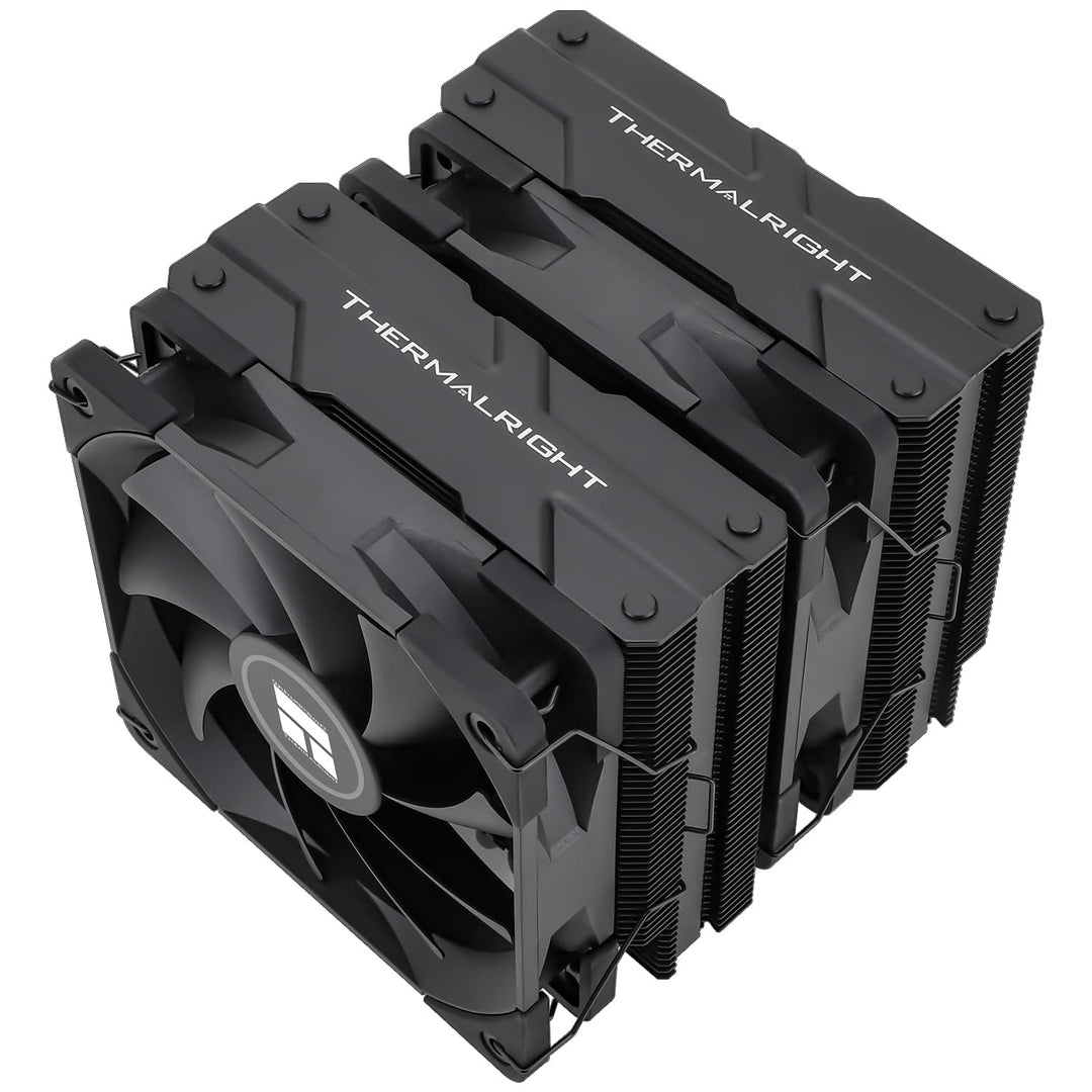 Thermalright Peerless Assassin 120 Black CPU-Luftkühler, 6 Heatpipes, zwei 120mm C12B PWM Lüfter, Al