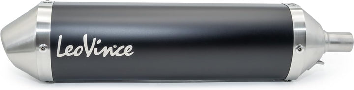 Auspuffanlage LeoVince Komplettanlage X-FIGHT Black Edition, Edelstahl schwarz für Beta RR 50 Enduro