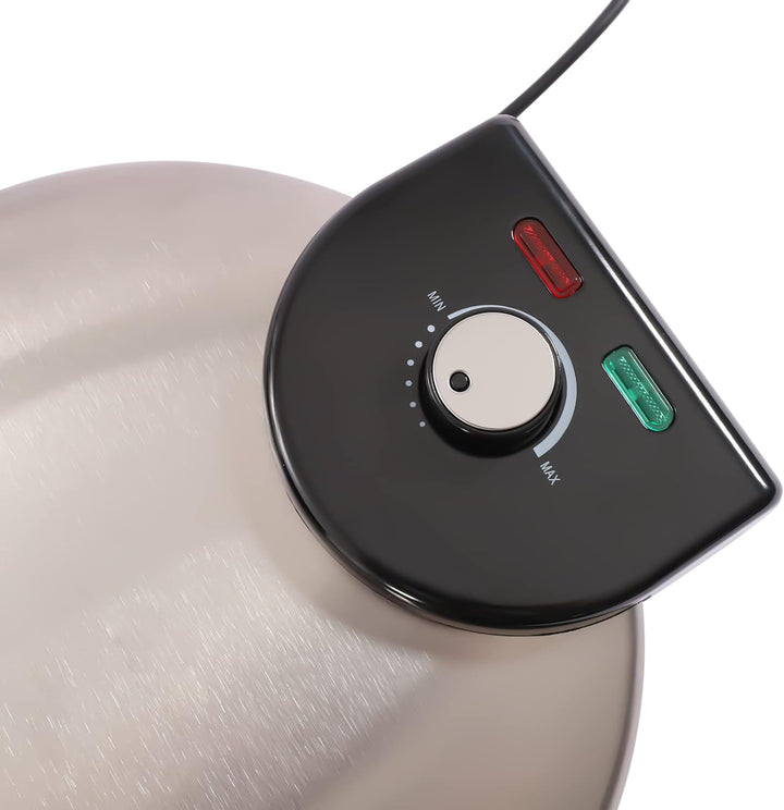 Chapati Maker, 220V Tortilla Presse 32 cm, Antihaftbeschichtung, Roti Maker mit Temperaturregelung,