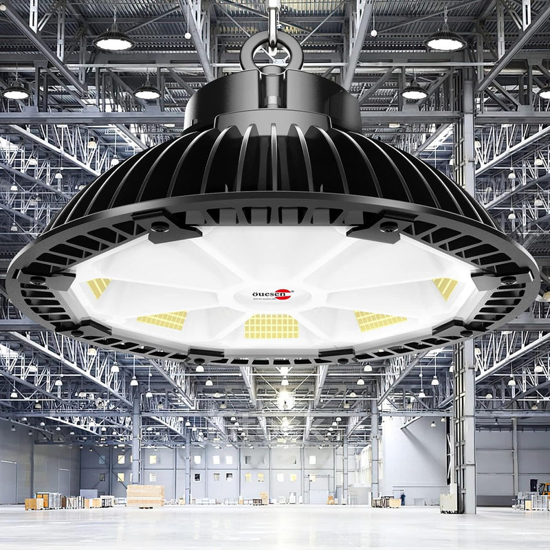 LED Hallenbeleuchtung 150W, Hallenstrahler LED 21000LM, IP65 Wasserdicht UFO Hallenleuchte, Industri