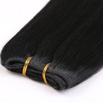 Clip in Extensions Set 100% Remy Echthaar 8 Teilig Haarverlängerung dick Dopplet Tressen Clip-In Hai