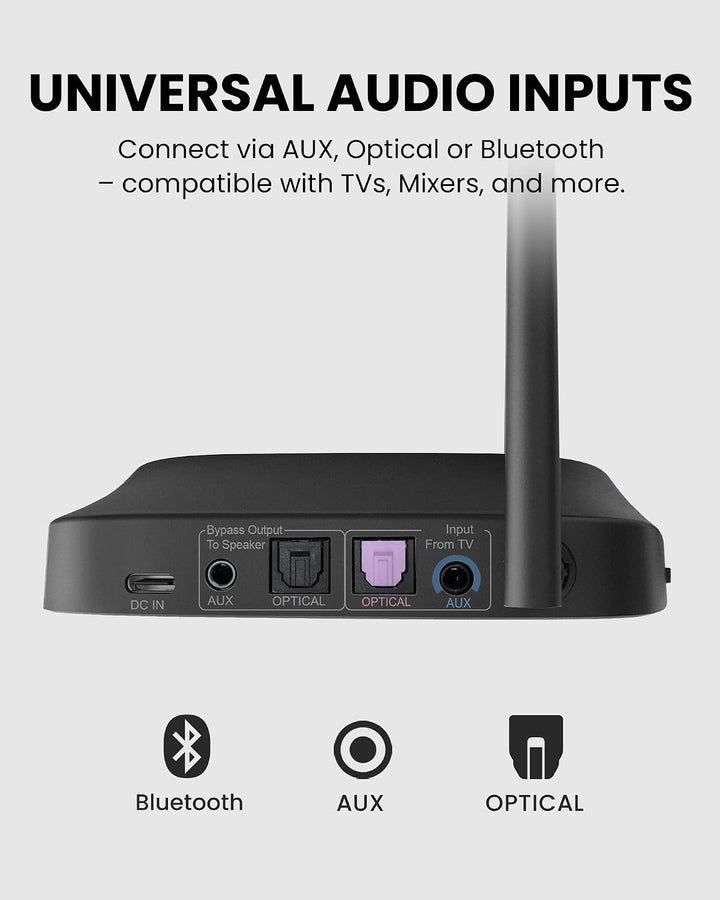 Avantree Audiplex M3 – Mehrkanal-Audio-System mit Kopfhörern für Kirchenübersetzung & Seminare, 30 m