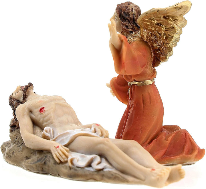 Holyart Passionskrippe: Grablegung Jesu und Engel, für 9 cm Krippe