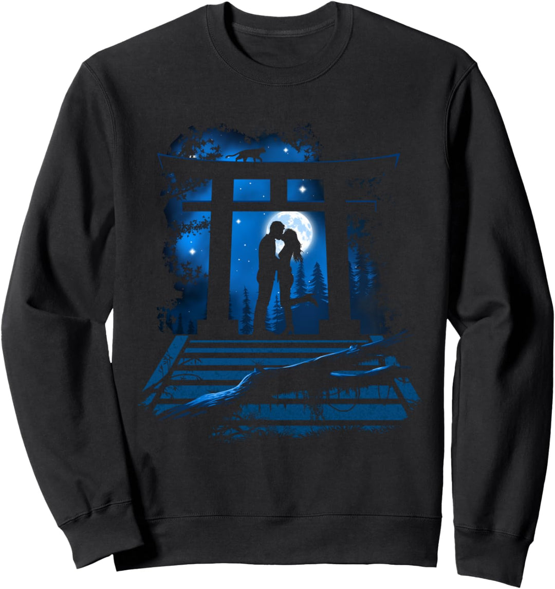 Verliebt unter einem Torii in Japan Sweatshirt