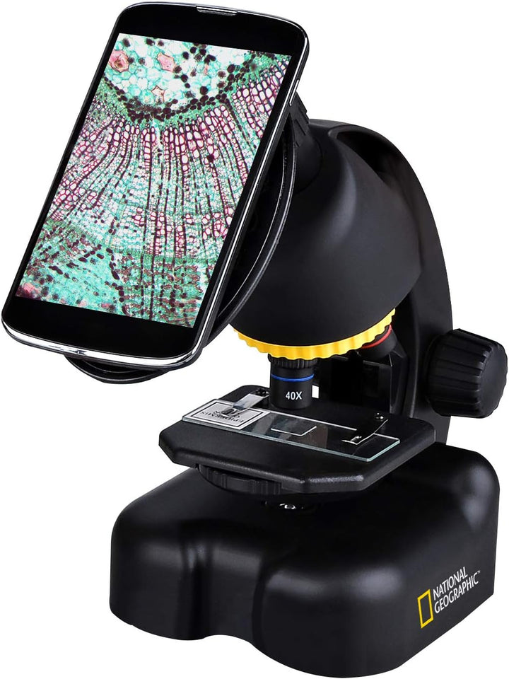 National Geographic Teleskop und Mikroskop Set für Kinder und Einsteiger inklusive Smartphone Kamera