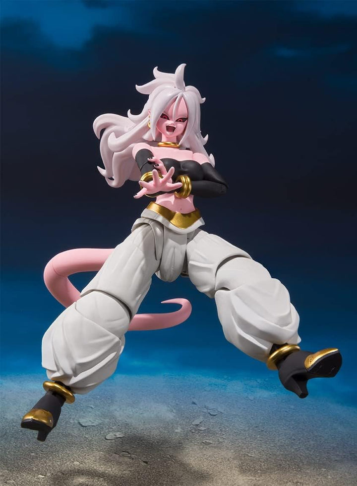 BANDAI -65161 Dragonball Dragon Ball Fighter Z Android 21 SHF, Mehrfarbig, 65161