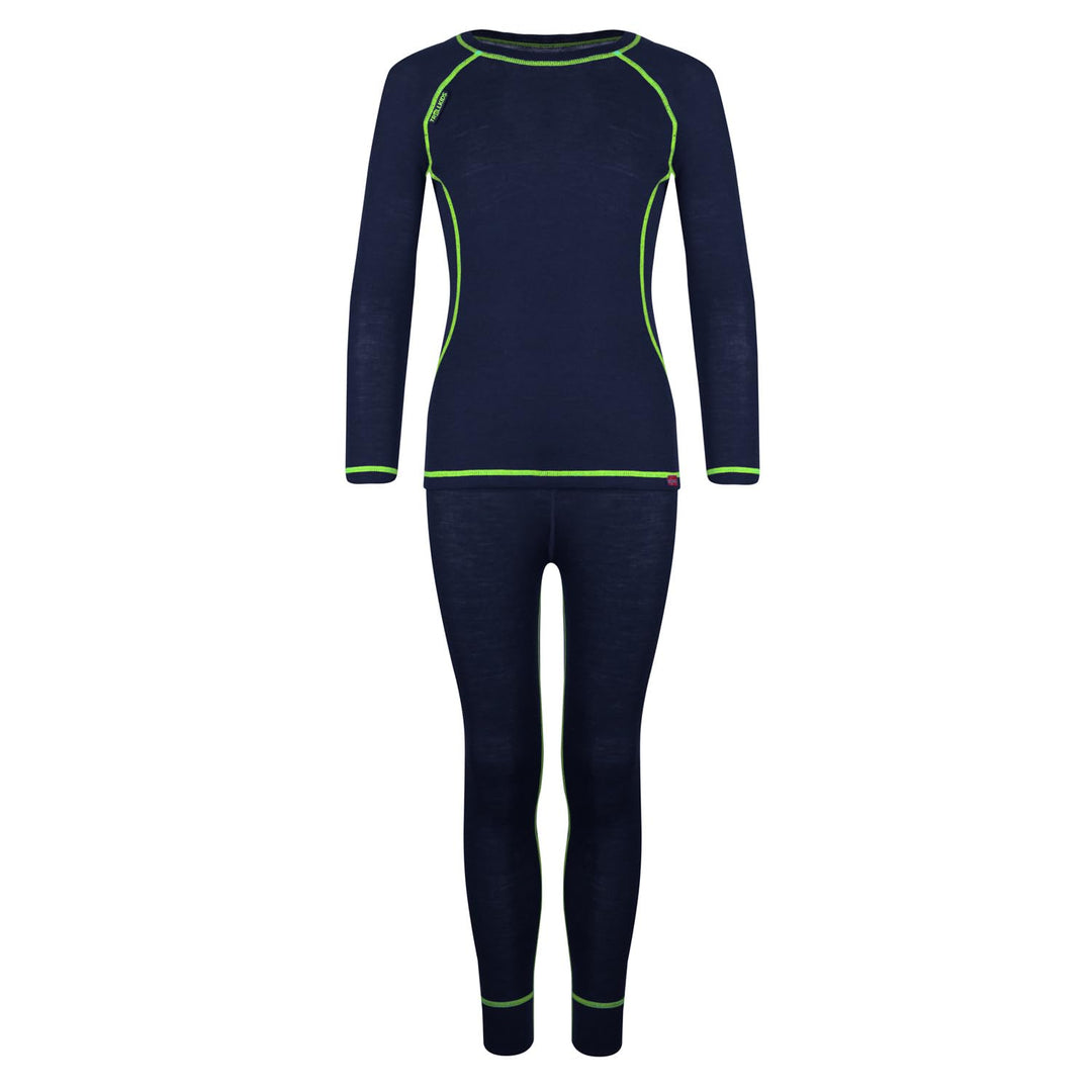Trollkids Kids Merino Baselayer Set 98 Navy, 98 Navy