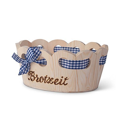 Holzkorb "Brotzeit"