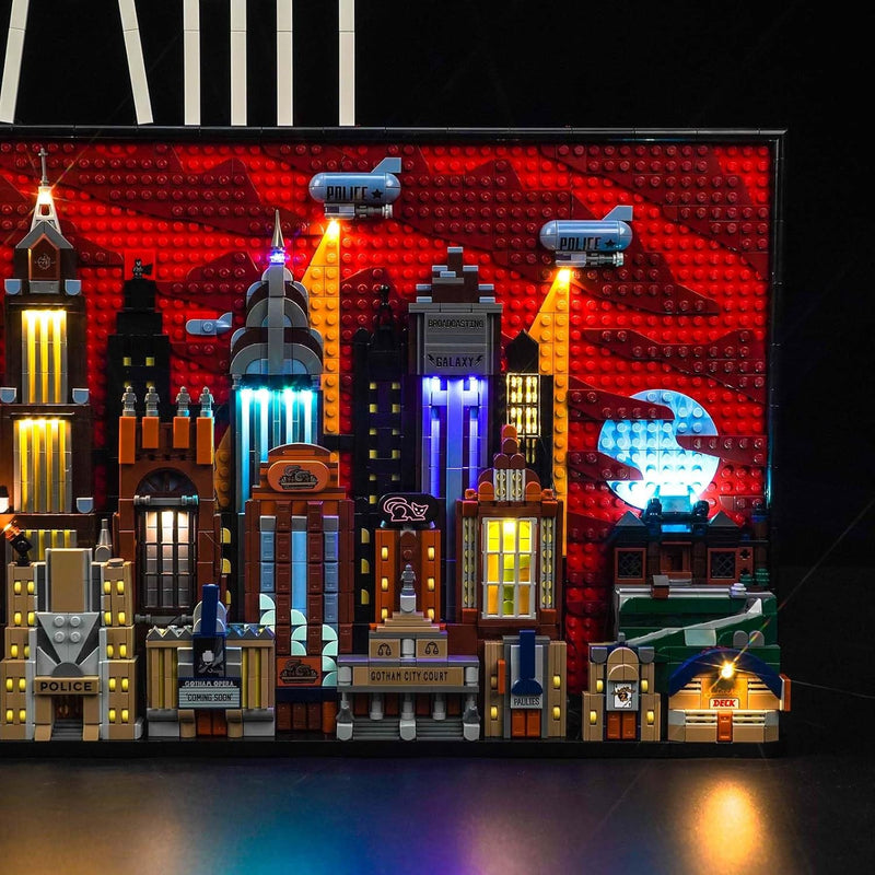 Led Licht Set für Lego 76271 Batman: The Animated Series Gotham City (Kein Lego), Dekorationsbeleuch