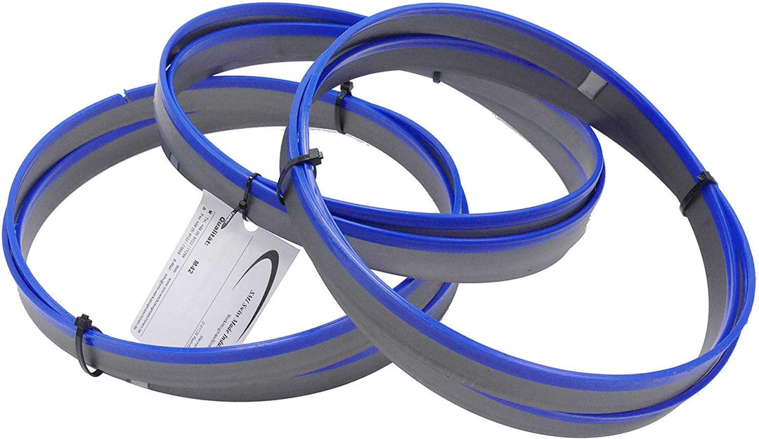 SMI 3er SET Bandsägeblatt Bi-Metall M42 Abmessung 2480 x 27 x 0,90 mm 3/4 ZpZ z.B. für Optimum, Eppl
