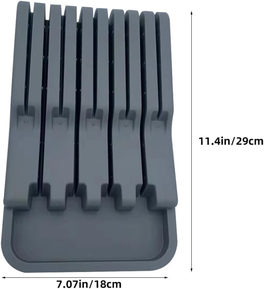 Multifunktionaler Küchenmesserhalter Kunststoff Organizer Ablagefach mit Wasserdichtem Design und St