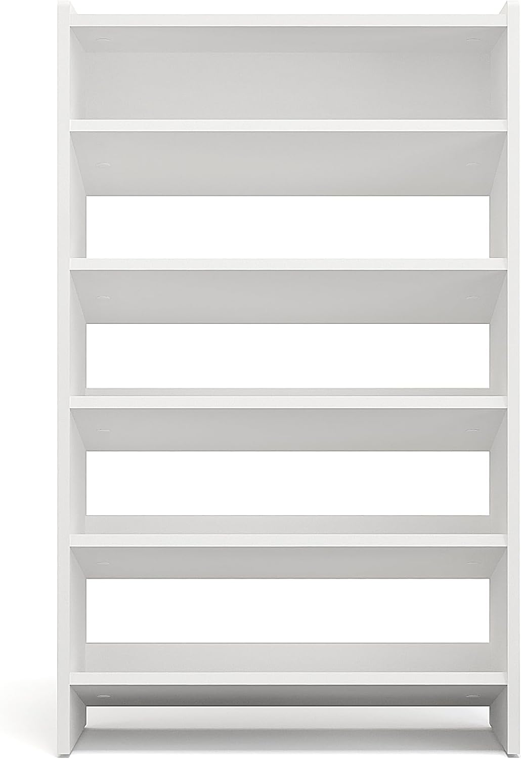 KOMTO Schuhregal Schmal - Schuhablage Flur mit 5 Ebenen Offener Schuhschrank Schuh Organizer Platzsp