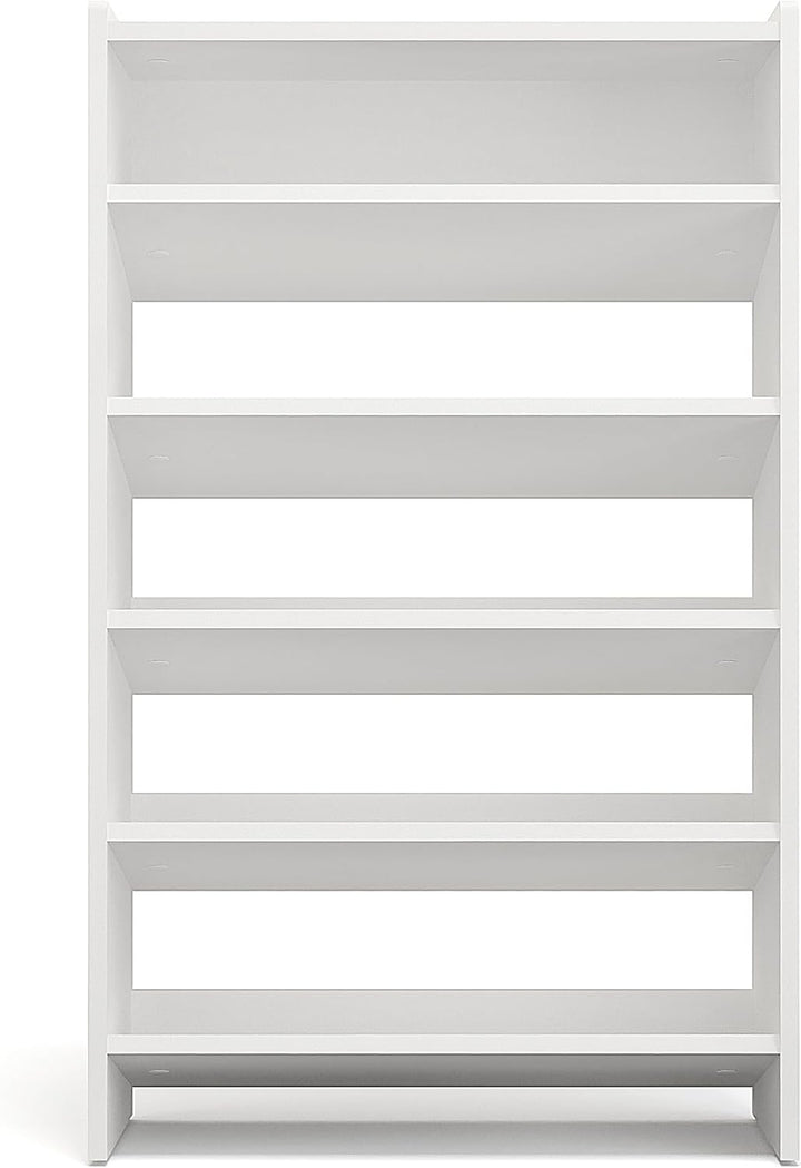 KOMTO Schuhregal Schmal - Schuhablage Flur mit 5 Ebenen Offener Schuhschrank Schuh Organizer Platzsp