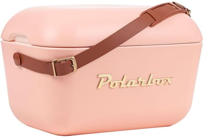 Kühlbox | Passive Kühlbox | Kühltaschen Polar in Retro Vintage Design aus Kunststoff mit polystyrol