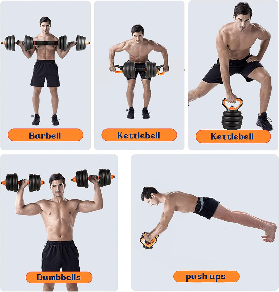 CCLIFE Hanteln Set 2er Kurzhanteln Langhanteln verstellbar 20 30 40kg Hantelset professionell Dumbbe
