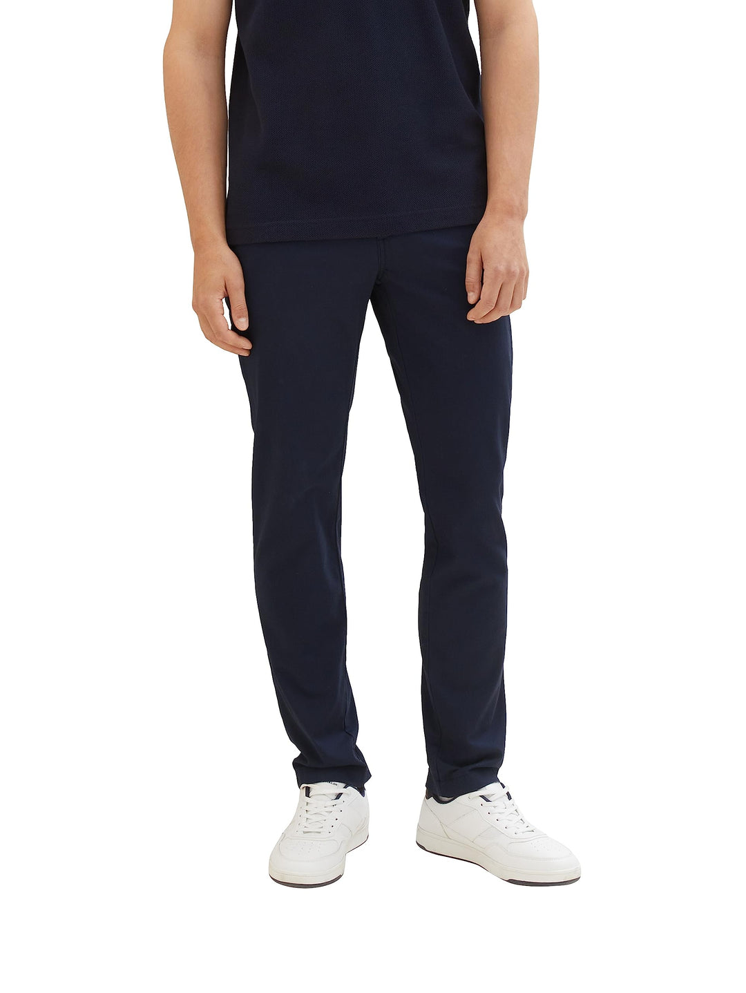 TOM TAILOR Denim Herren Slim Fit Chino Hose aus Baumwolle 33W / 32L 10668 - Sky Captain Blue, 33W /
