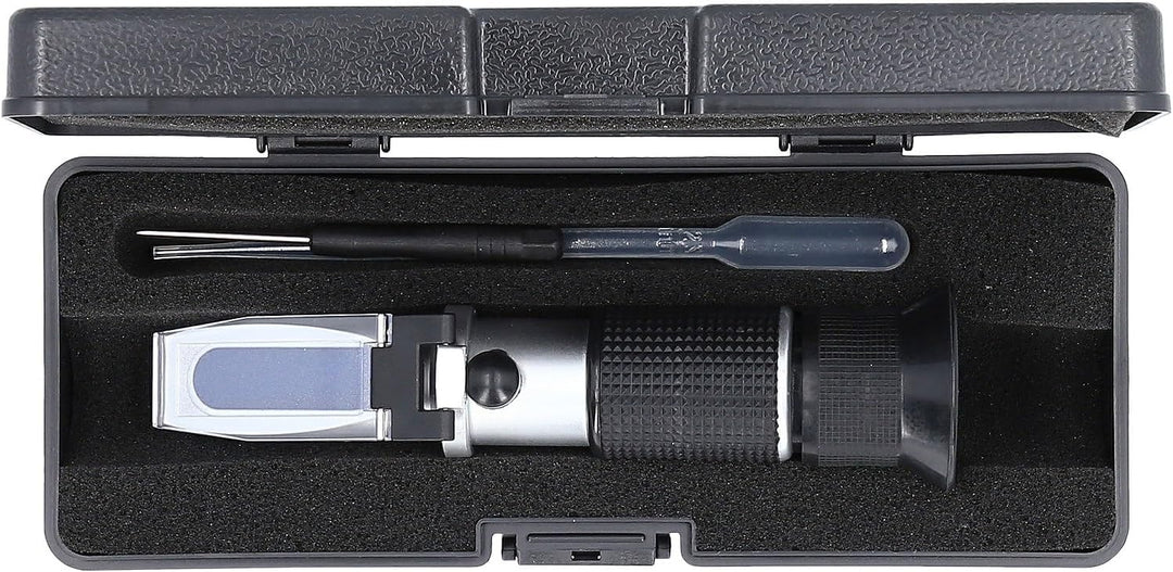 KS Tools 550.1285 Refraktometer - optisches Prüfgerät für Batterieflüssigkeit, Frostschutzmittel und